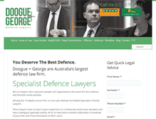 Tablet Screenshot of criminal-lawyers.com.au